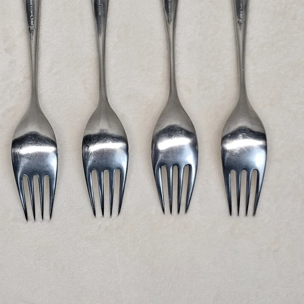 Towle Lauffer Design 2 Set of 4 Forks Stainless Steel Norway Germany